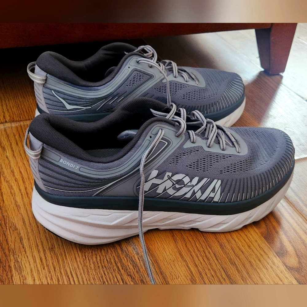 Hoka Bondi7 Gray Sneaker NEW WITHOUT BOX - Men's 13